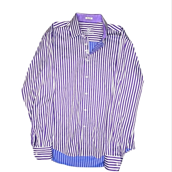 Bugatchi Uomo Men's Shirt 100% Cotton - Picture 1 of 7